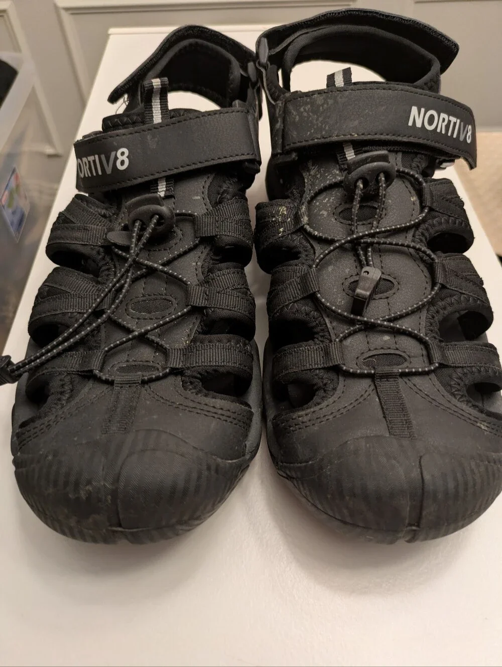 Black Outdoor Sandals